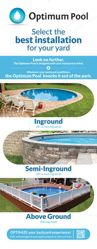 Optimum Pool Program- Retractable Banner A1